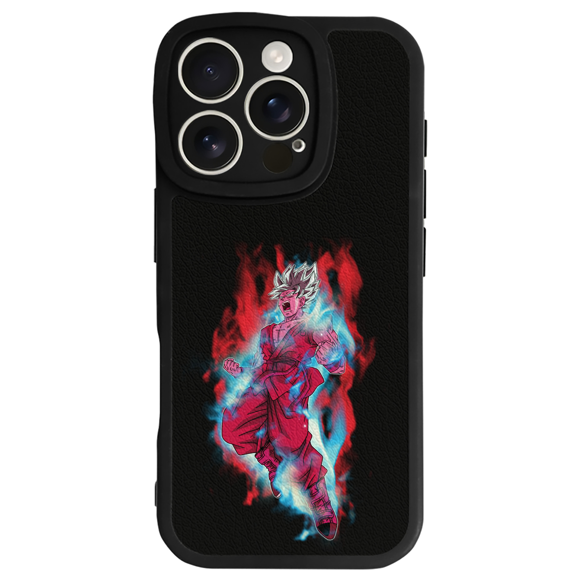 （画像用） ドラゴンボール 孫悟空（そん ごくう）Son Goku カカロット DRAGON BALL Kakarotto 【iPhone 16シリーズ対応】シリコンスマホケース（レザー調） 材質：シリコン